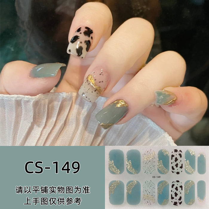 Wholesale No-bake Gel Waterproof Long-lasting 3D Nail Stickers JDC-NS-ARS004