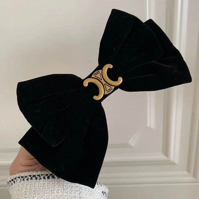 Wholesale Black Velvet Headband for Women Retro Wide-brimmed Hairband High Top Hairpin Headdress JDC-HC-MY008