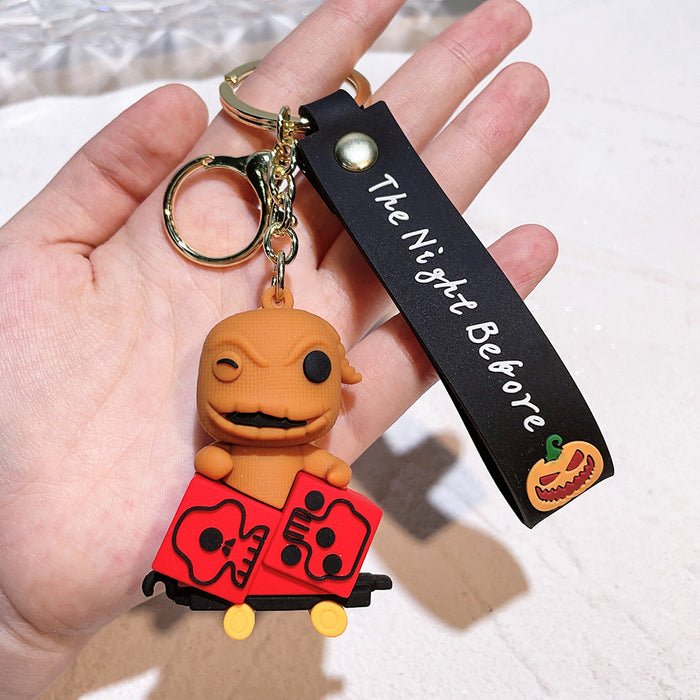 Wholesale Cartoon Silicone Doll Keychain JDC-KC-QiChao052