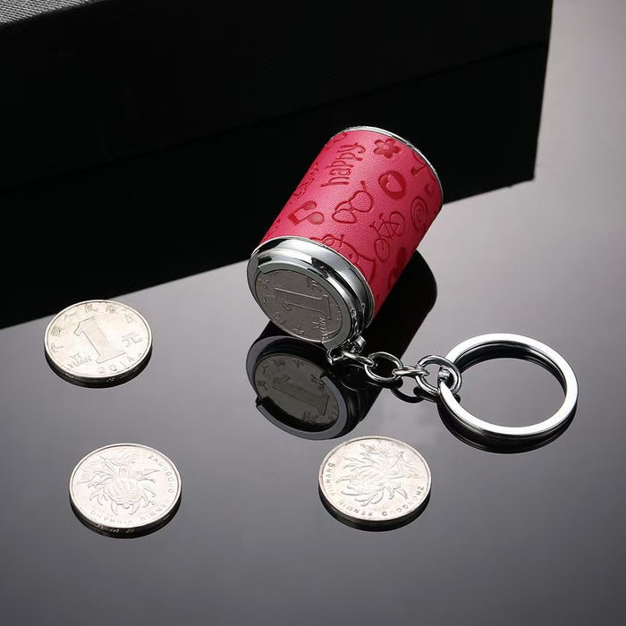 Wholesale Keychain portable cartoon change metal