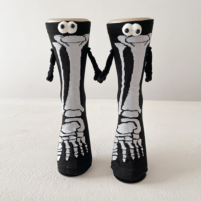 Wholesale  Pattern Compression Socks Christmas Hand Socks New Foreign Trade Cross-border Riding Running Adult Sports Socks