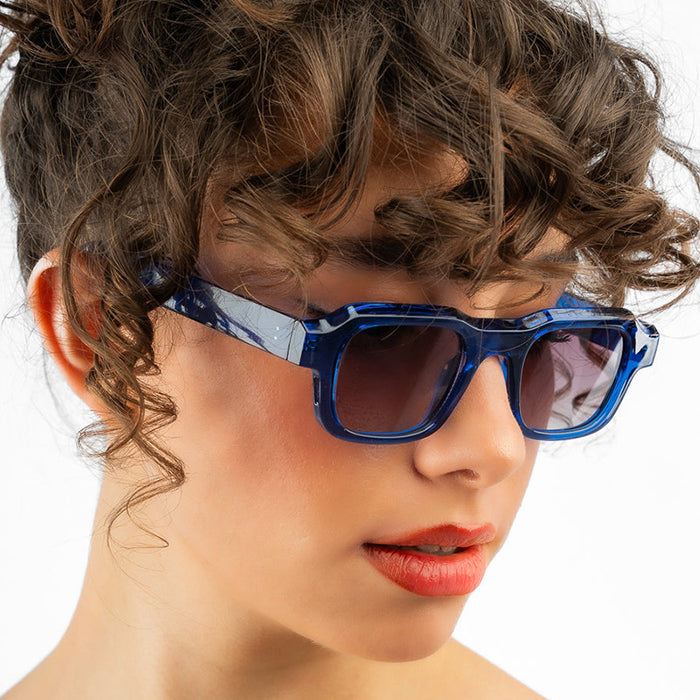 Wholesale Square retro small frame sunglasses, fashionable hip-hop party sunglasses