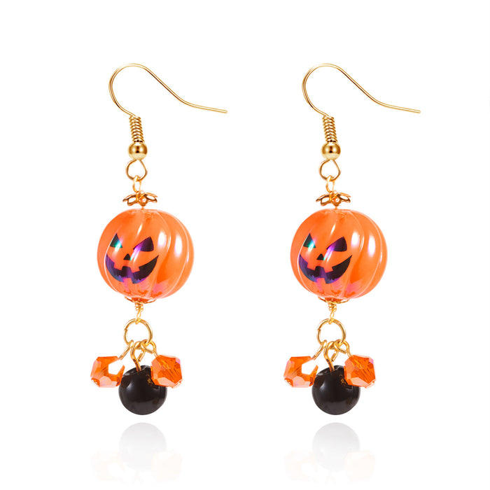 Wholesale  earrings for women,  personalized skull bat pumpkin ghost pendant  earrings