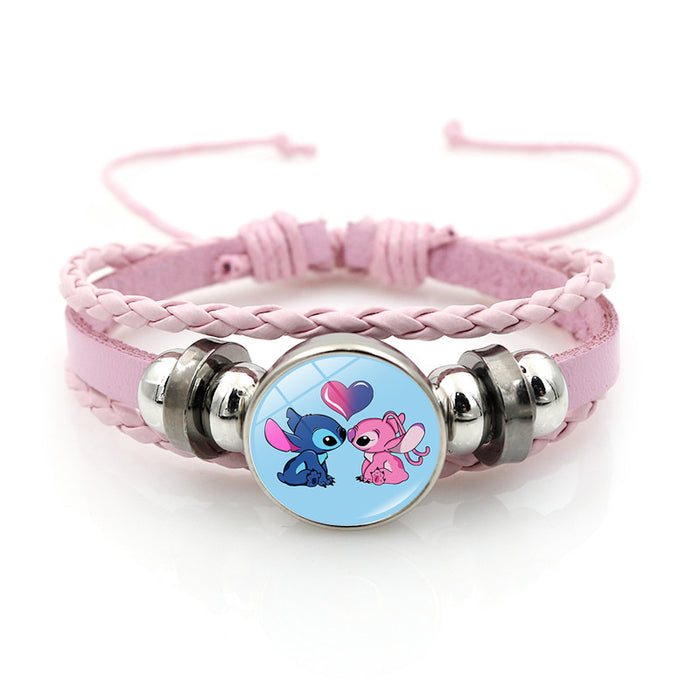 Wholesale Love Stitch Bracelet Jewelry Girl Gift Star Stitch Animation Surrounding Hand Jewelry Small Gifts JDC-BT-JY001