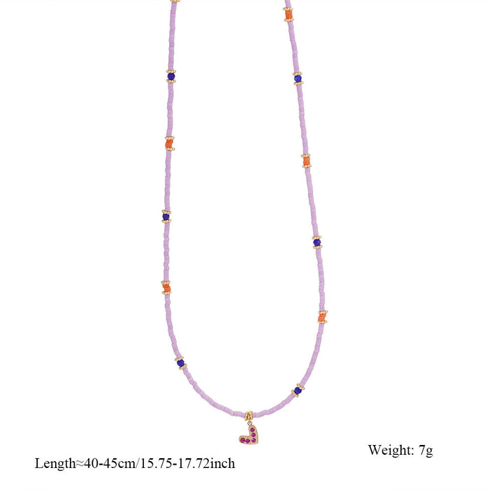 Wholesale Personalized original design, natural stone necklace paired with stainless steel pendant, exuding a high-end atmosphere