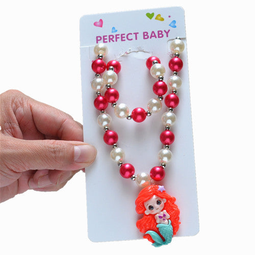 Wholesale Children' s Cartoon Cute Beaded Necklace