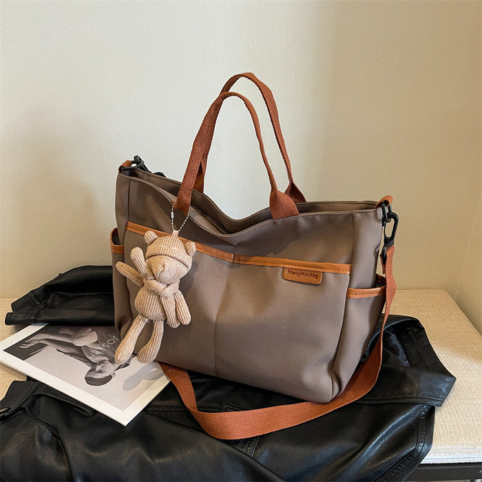 Wholesale tote waterproof outing lightweight crossbody bag canvas bag