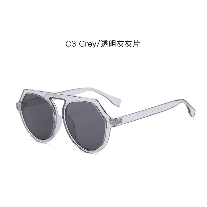 Wholesale Vintage Transparent Frame Sunglasses JDC-SG-XingLu MOQ201