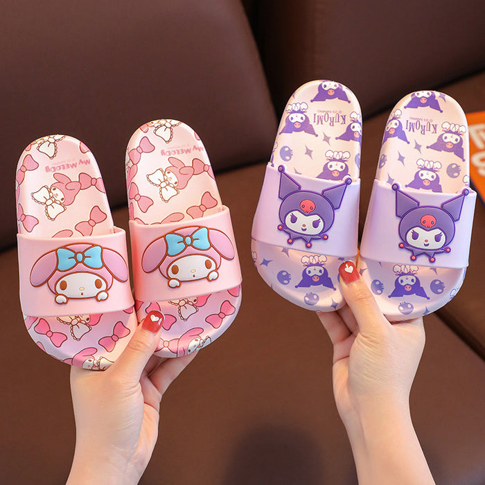 Wholesale Children's Slippers  Girls  Cartoon  Soft Bottom Non-Slip Baby Girls' Sandals