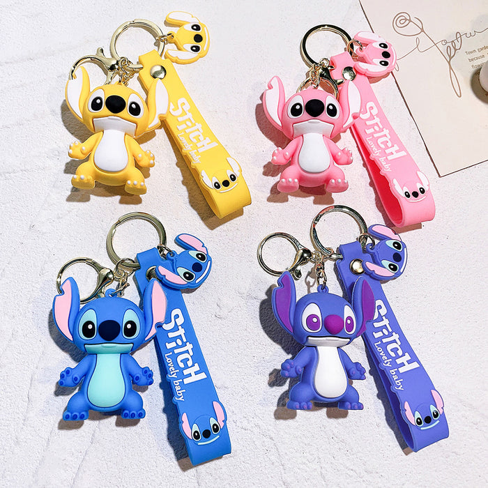 Wholesale Cartoon Silicone Doll Keychain JDC-KC-QiChao012