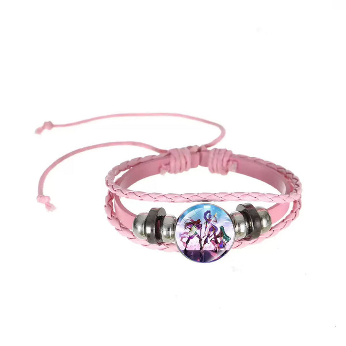 Wholesale K-POP Multi-layered Woven Beaded Bracelet