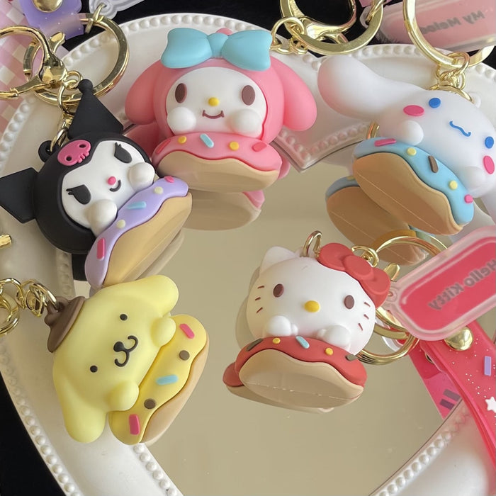 Wholesale Sanrio Donuts Series Cartoon Keychains JDC-KC-HongH001