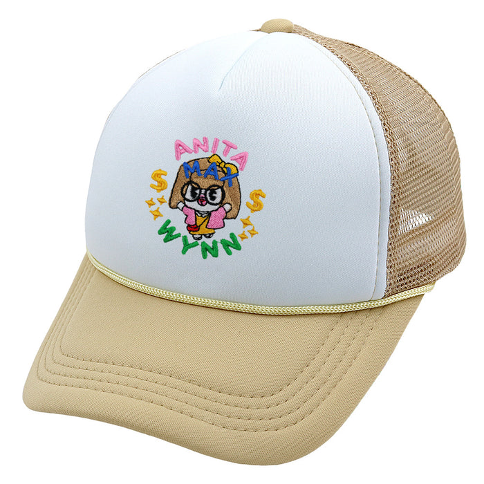 Wholesale Cotton Embroidered Trucker Hat Summer Mesh Cap Baseball Cap JDC-FH-HaiPu003