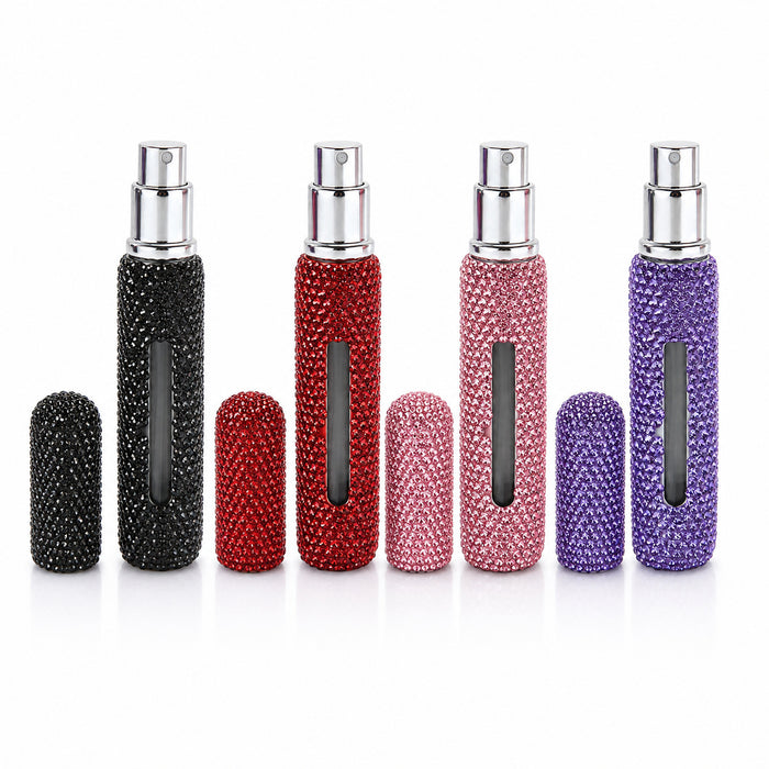 Wholesale 8Ml Rhinestone Perfume Atomizer Empty Spray Bottle Party Gift Fashion Accessory
