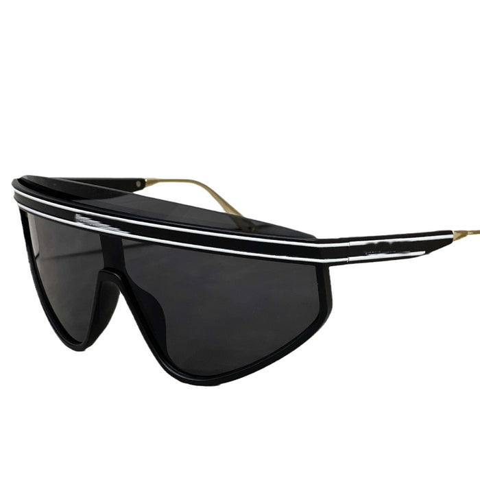 Wholesale  shui silver conjoined large frame leisure trend sunscreen riding sunglasses