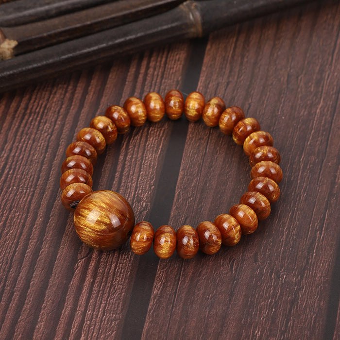 Wholesale Golden Sea Willow Hand String Buddha Pagoda Single Circle Buddha Bead National Style Jewelry