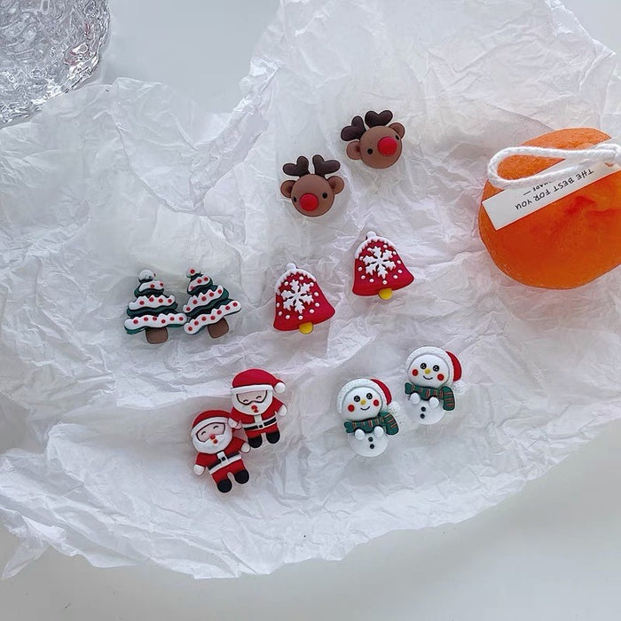 Wholesale Christmas Cartoon Cute Earrings