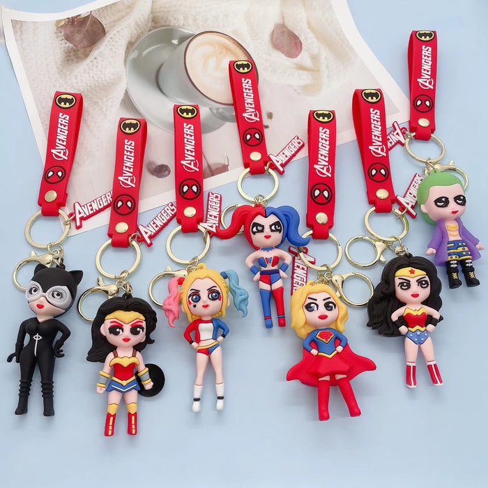 Wholesale Cartoon Dolls Silicone Keychain JDC-KC-ShiX008