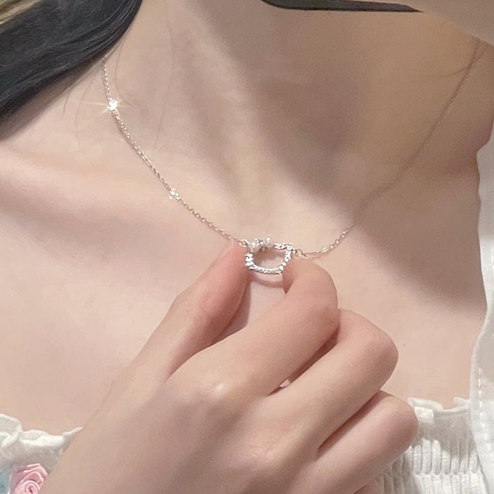 Wholesale Star Picking Bear Necklace Women's Star Chain Summer