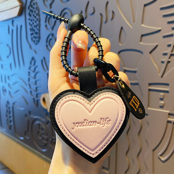 Wholesale Leather Three-dimensional Love Smile Keychain JDC-KC-LingS001