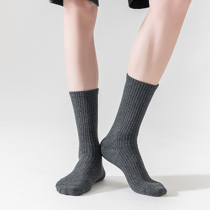 Wholesale Sports socks, basketball socks, mid tube socks, cotton socks, men's socks, solid color looped socks, comfortable socks, long tube socks