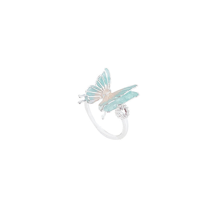 Wholesale Butterfly ring,  open index finger ring