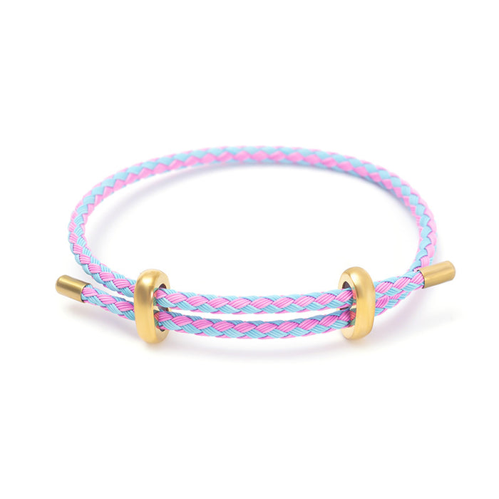Wholesale 8-Shaped Buckle Wire Rope Bracelet