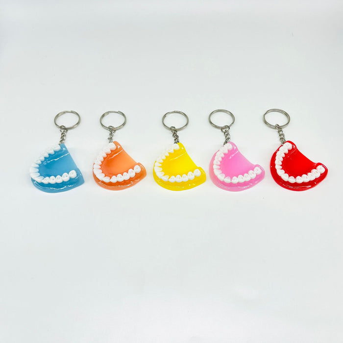 Wholesale Mini Resin Tooth Keychain JDC-KC-KangX002