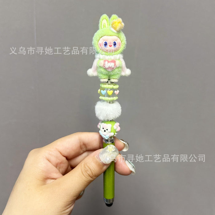 Wholesale DIY Cute Beaded Pen for Mobile Phones and Tablets Touch Screen Gel Ballpoint Pen