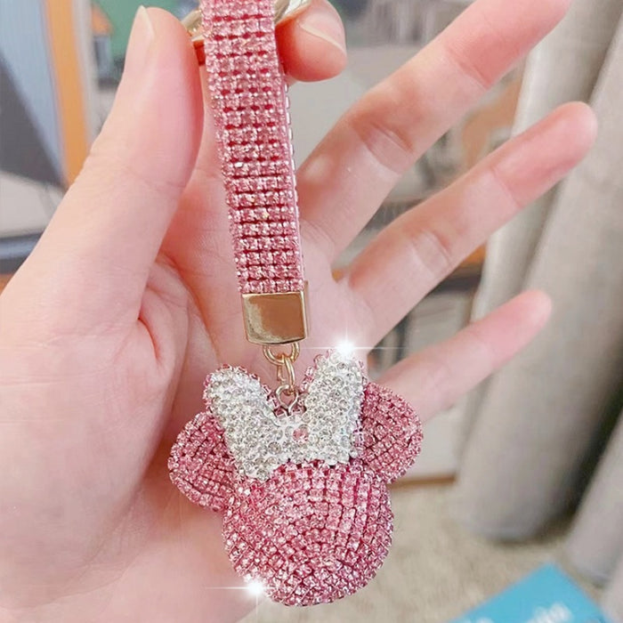 Wholesale Diamond Keychain Cute Cartoon Pendant JDC-KC-NaiLi001