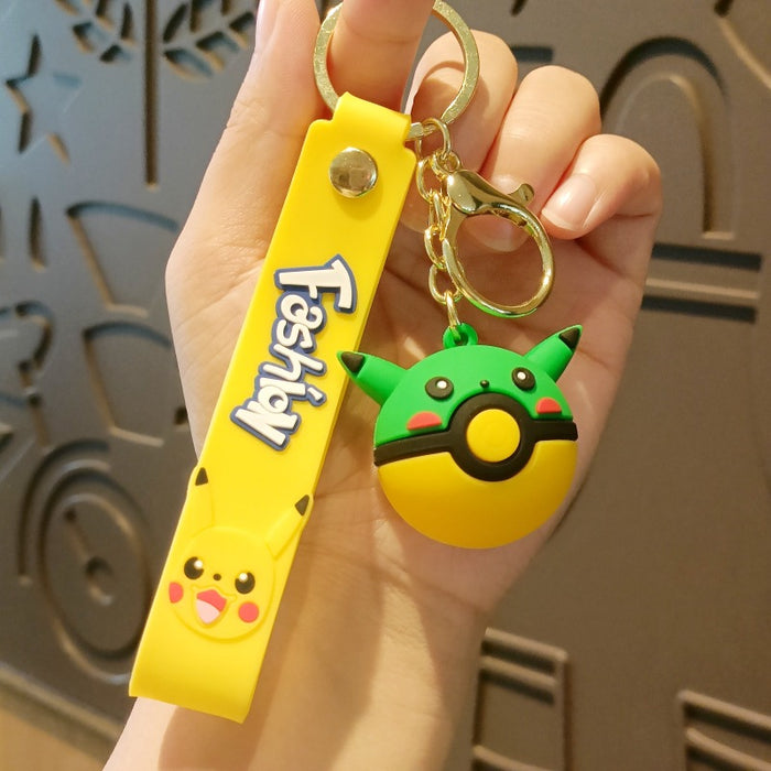 Wholesale Cute 3D Doll Silicone Keychain JDC-KC-MingT142