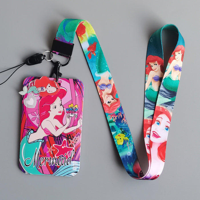 Wholesale Lanyard Keychain cartoon card holder/ ID holder