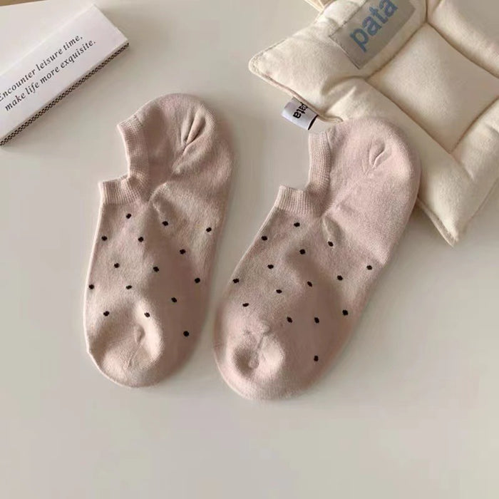 Wholesale Socks, short socks, shallow mouth pure cotton invisible socks, solid color, no shedding, versatile, breathable boat