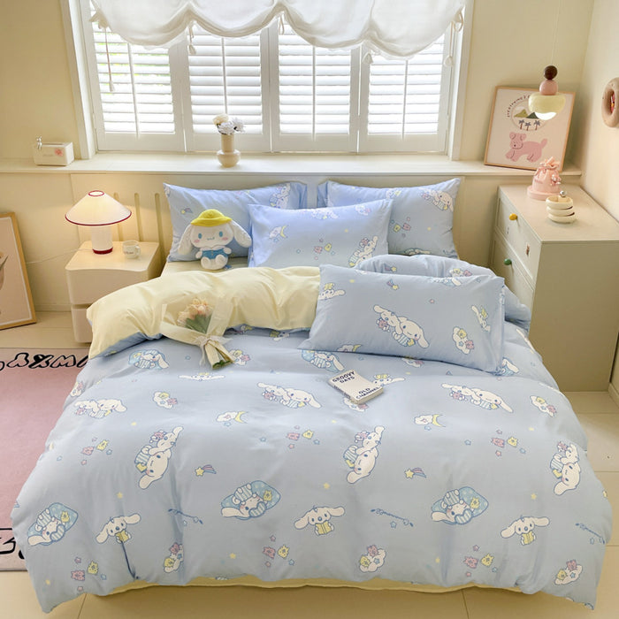 Wholesale Cartoon Bed Sheets, Dust Covers, Protective Covers, Skin Friendly and Frosted Bed Sheet JDC-SEE-AiErMei001