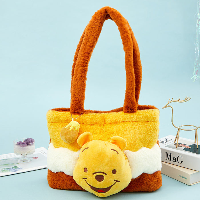 Wholesale Plush Bag Cartoon Cute Shoulder Bag Girls Plush Shoulder Large Capacity Women's Bag JDC-SD-YiSheng006