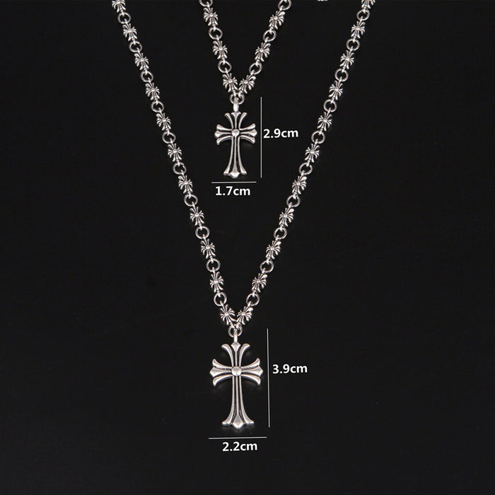 Wholesale Cross necklace accessories, punk men's and women's retro accessories, personalized casting pendants, pendant items
