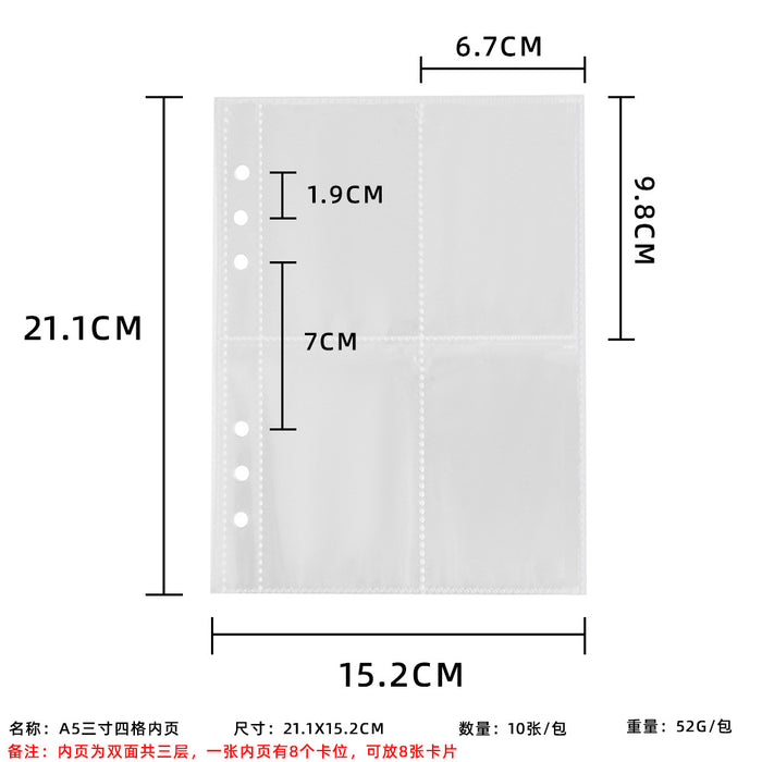 Wholesale Butterfly Plush Magnetic Full-Wrap 3-inch Loose-Leaf Storage Book