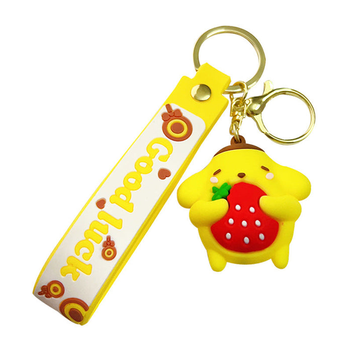 Wholesale Strawberry Fruit Doll Keychain JDC-KC-OShi042