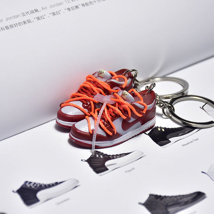 Wholesale Mini 3D Basketball Shoes Keychain JDC-KC-LCheng004
