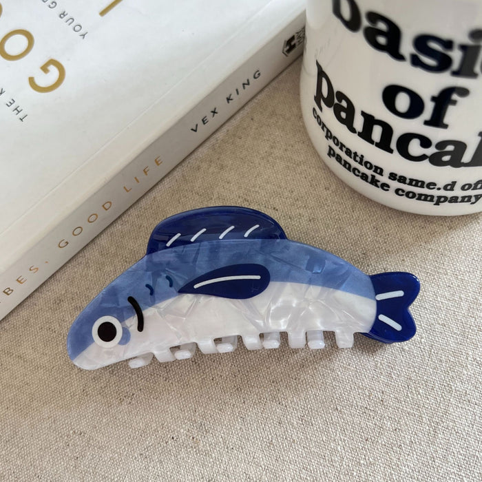 Wholesale Sardine Grab Clip Hair Grab Cartoon Back of Head Clip All-match