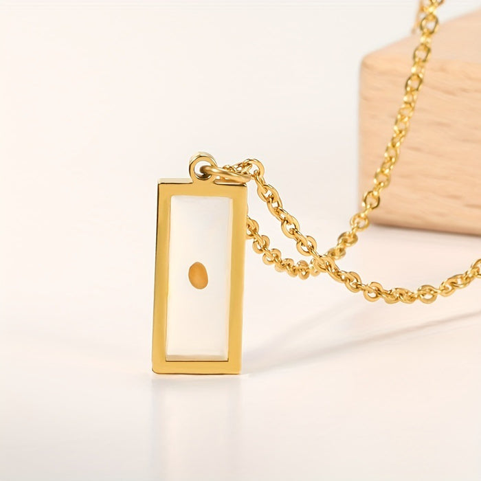 Wholesale Creative rectangular necklace