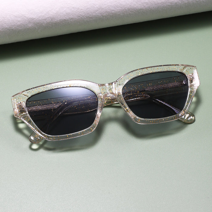 Wholesale Sunglasses Trendy Street Photography Versatile Sunglasses Ink Color Cat Eye Sunglasses