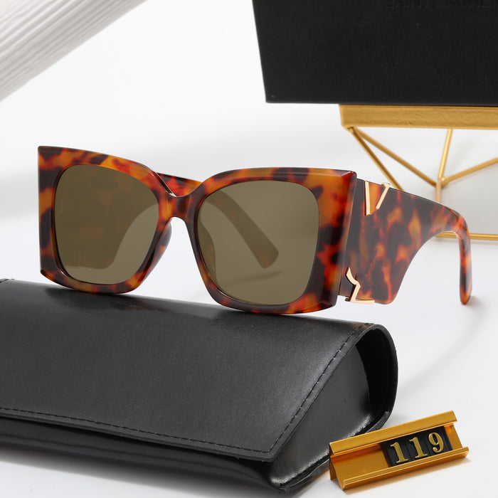 Wholesale Fashionable retro large frame butterfly shaped sunglasses with a high-end feel