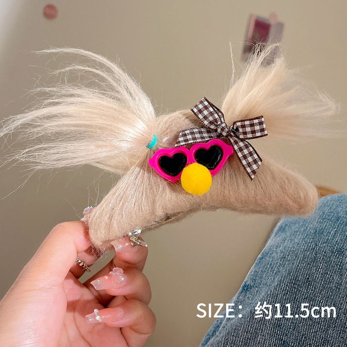 Wholesale Plush Cartoon Cute Hair Clips JDC-HC-Shuy003