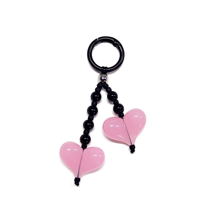 Wholesale  Keychain Love Key Chain DIY Hanging Ornaments Girls  Bag Small Pendant