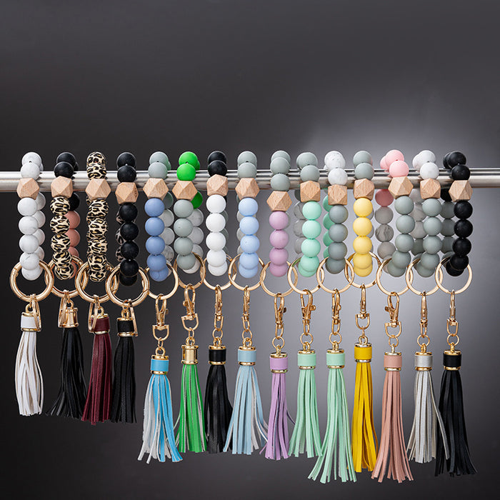 Wholesale Tassel Rhinestone Software Keychains