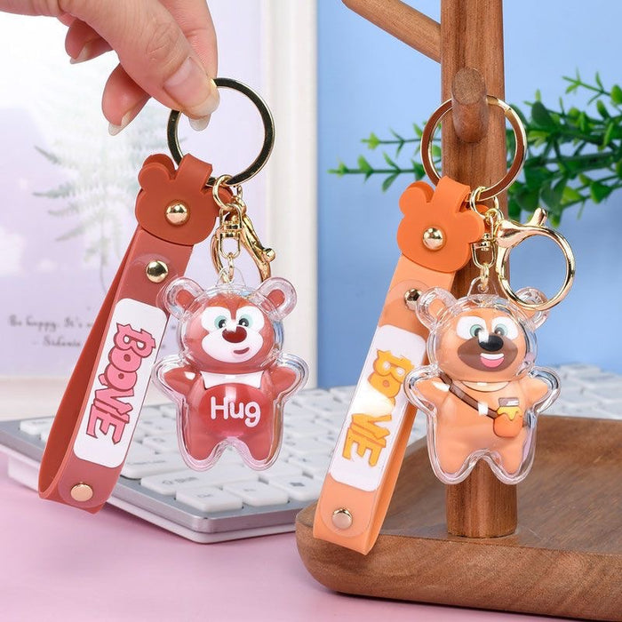 Wholesale Acrylic Cute Cartoon Keychain JDC-KC-Chongli003