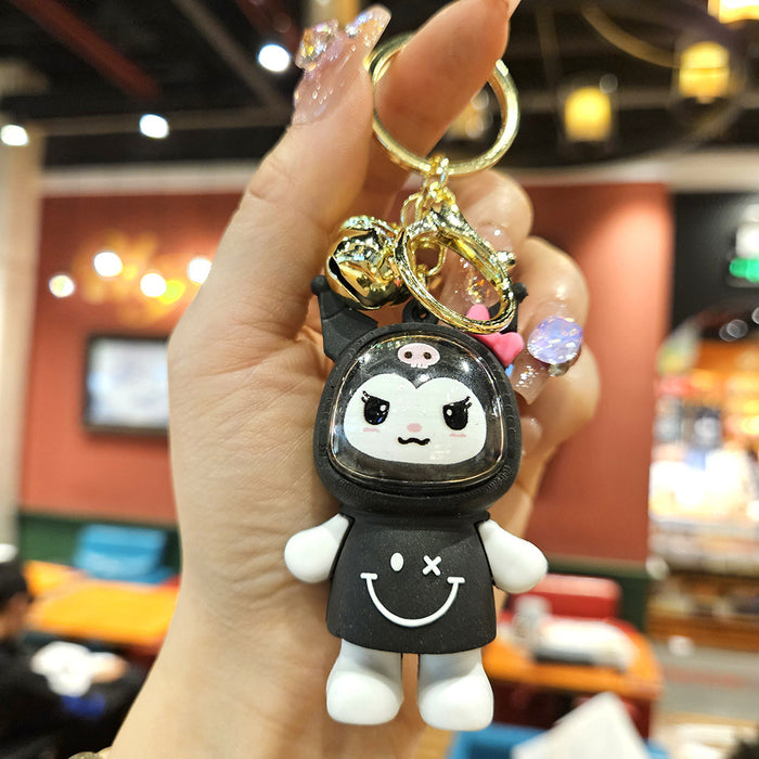 Wholesale Luminous Silicone Cartoon Doll Keychain JDC-KC-YiZhuo003