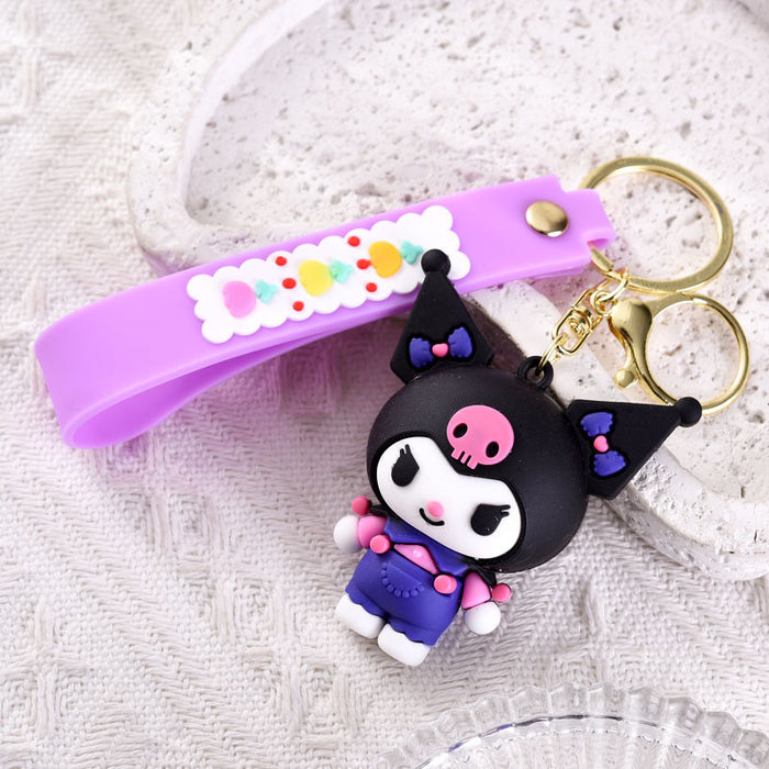 Wholesale Cartoon Silicone Cute Doll Keychain
