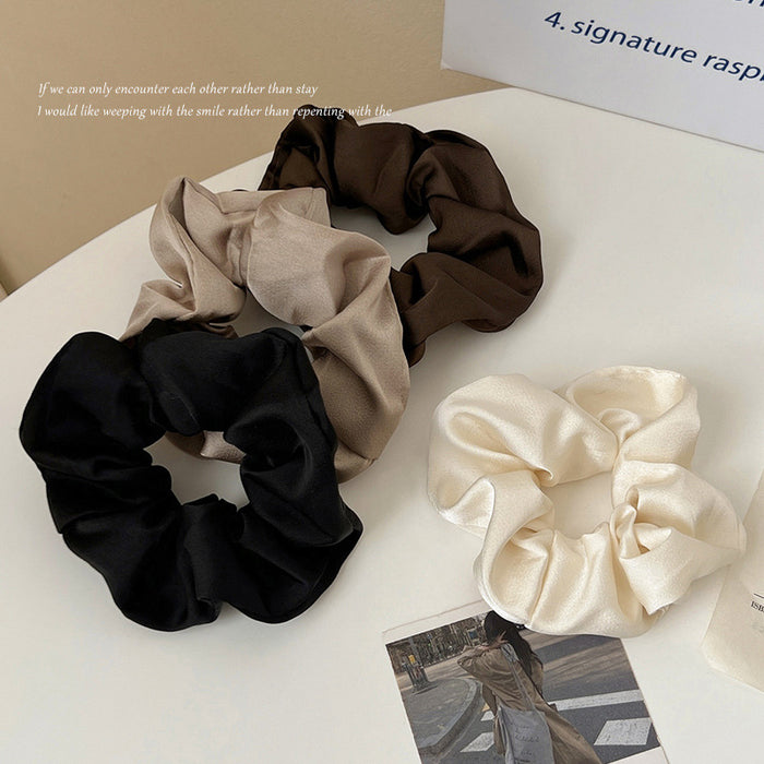 Wholesale Vintage Silk intestine hair band  rubber band female hair tie rope hair rope